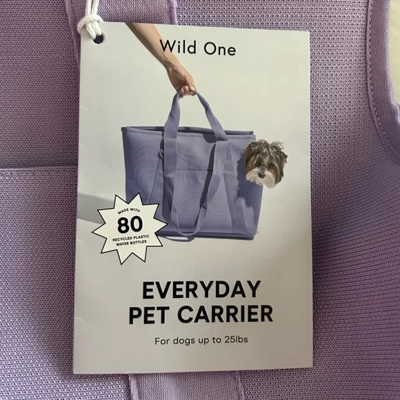 Lavender Dog Carrier Tote